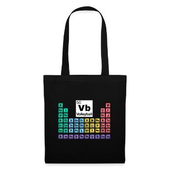 Volleyball Periodic Table - Tote Bag - black - Front