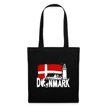 Denmark Bovbjerg Fyr Lighthouse Holiday - Tote Bag - black - Front