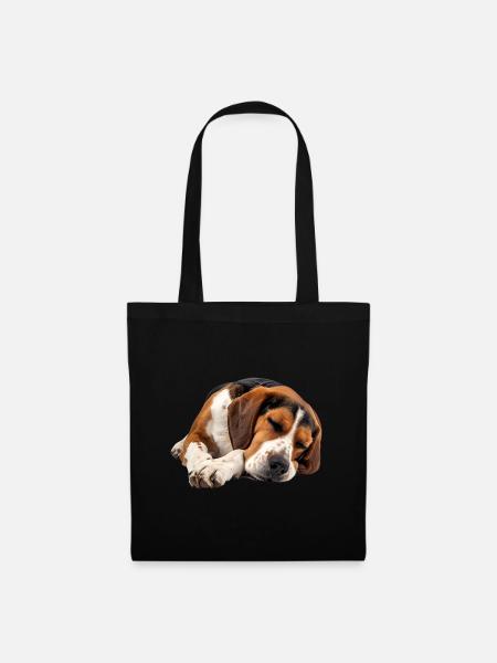 American Foxhound - Stoffbeutel - Schwarz