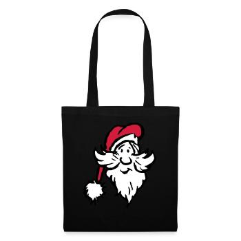 Christmas man icon - Tote Bag - black - Front
