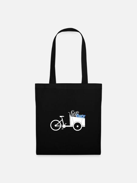 Cargobike Lastenrad - Stoffbeutel - Schwarz