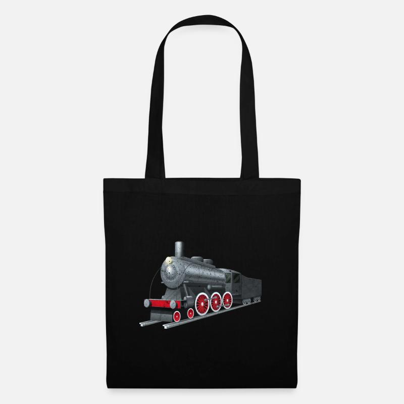 Train - Sac en tissu - noir