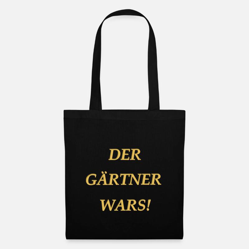 Der Gärtner wars! - Stoffbeutel - Schwarz