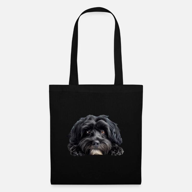 Havanese - Stoffbeutel - Schwarz