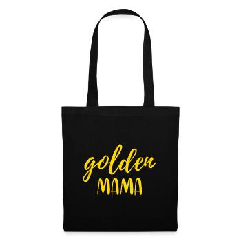 Golden Retriever - Sac en tissu - noir - Devant