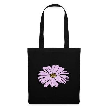 Flower pastel flower flowers pastel flowers lilac - Tote Bag - black - Front