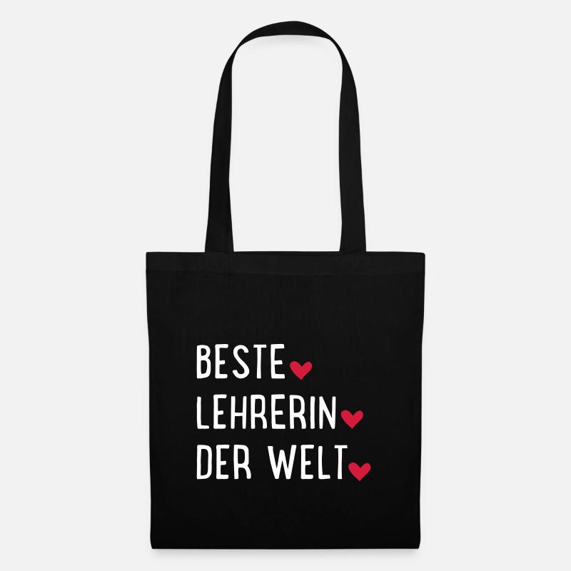 Lehrerin - Stoffbeutel - Schwarz