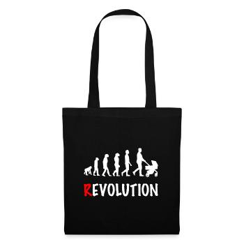 revolution daddy stroller birth - Tote Bag - black - Front