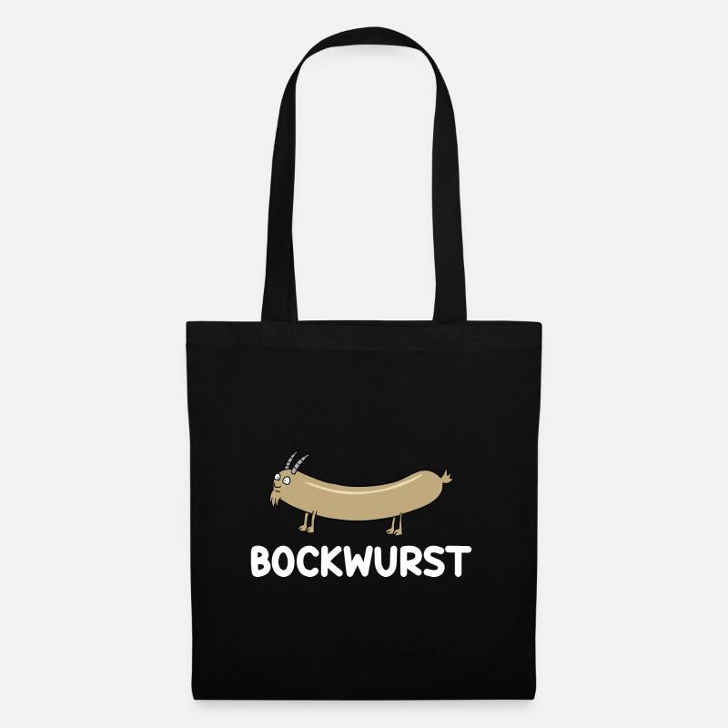Bockwurst - Stoffbeutel - Schwarz