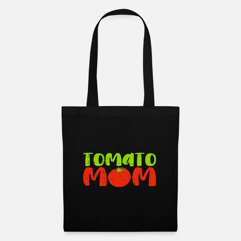 Tomate - Stoffbeutel - Schwarz