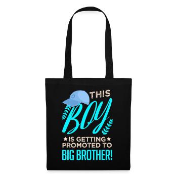 This Boy Is Getting Promoted To Big Brother - Tote Bag - black - Front