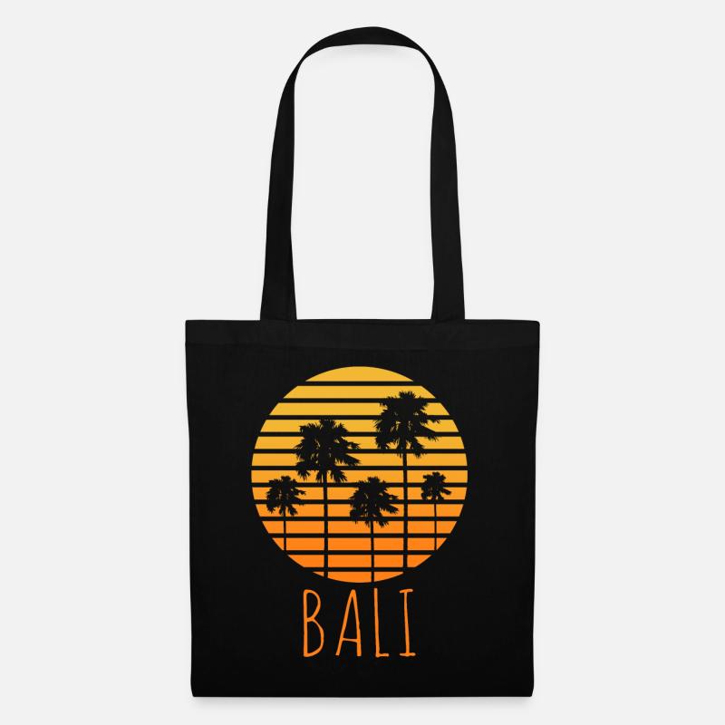 Bali - Stoffbeutel - Schwarz