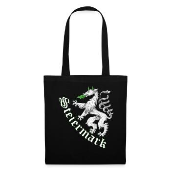 Steiermark T-Shirt - Stoffbeutel - Schwarz - Vorne