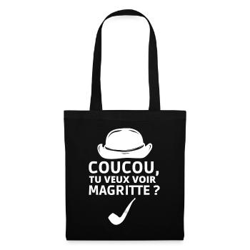peintre, artiste peintre, peinture - Sac en tissu - noir - Devant
