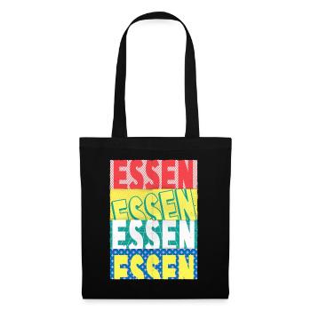 Essen Germany City Font Skyline Home - Tote Bag - black - Front