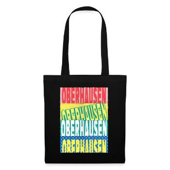 Oberhausen Germany City Font Skyline - Tote Bag - black - Front