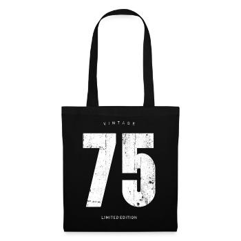 Vintage 75 Limited Edition Logo - Tote Bag - black - Front