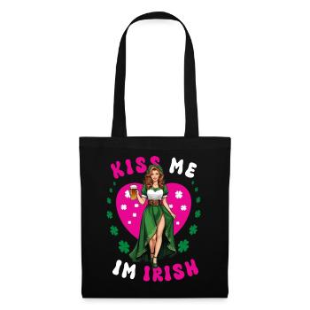 Kiss me, I'm Irish - Tote Bag - black - Front
