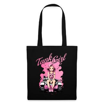 Tank Girl - Sac en tissu - noir - Devant