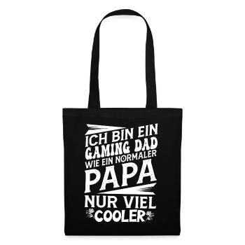 Gaming Dad Saying - Tote Bag - black - Front