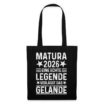 Matura 2026 Une légende quitte le site - Sac en tissu - noir - Devant