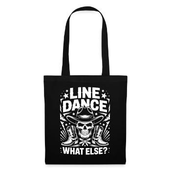 Line Dance Skull Western - Tote Bag - black - Front