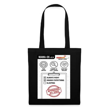 Mama-OS v2.0 Operating System - Tote Bag - black - Front