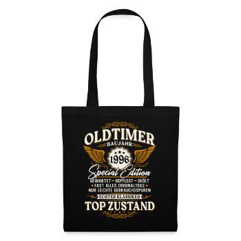 Vintage 1996 Year 30th Birthday Gift - Tote Bag - black - Front