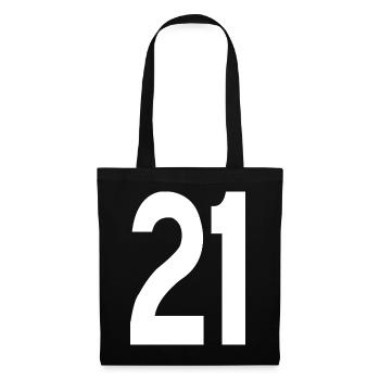 21 Number - Tote Bag - black - Front