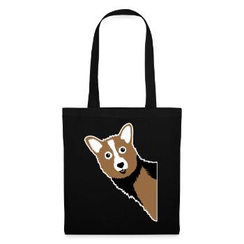 Corgi Cuckoo – Perfect for every dog owner - Tote Bag - black - Front