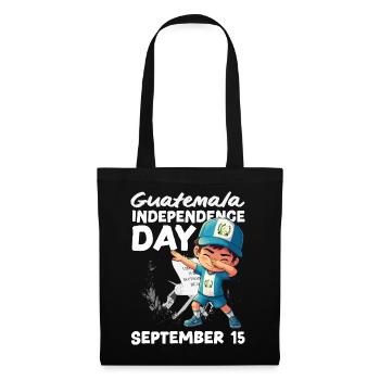 T-shirt Drapeau du Guatemala Fierté & Chapín Maison - Sac en tissu - noir - Devant
