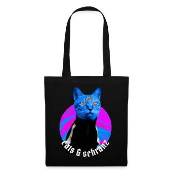 cats and Schranz - Schranz music Hard Techno Outfi - Tote Bag - black - Front
