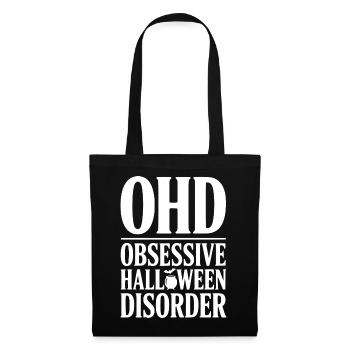 OHD Obsessive Halloween-Störung - Stoffbeutel - Schwarz - Vorne