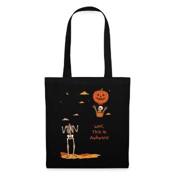 Nun, das ist das peinliche Halloween des kopflosen Skeletts - Stoffbeutel - Schwarz - Vorne