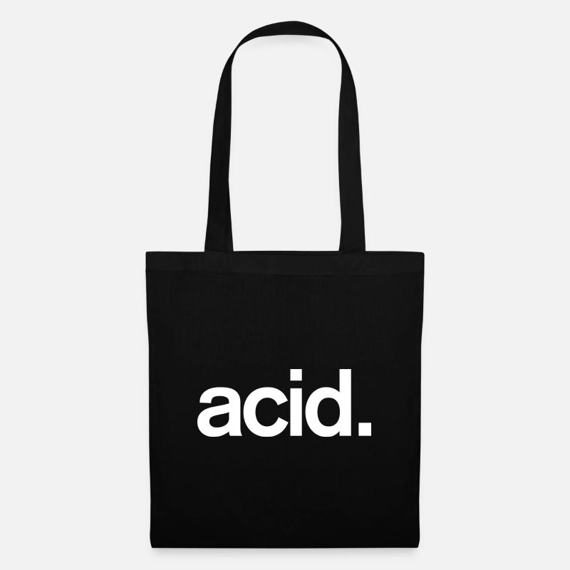 acid. - Stoffbeutel - Schwarz
