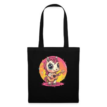 Bangs with guitar - Tote Bag - black - Front