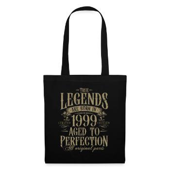Born in 1999 Legends Birthday Gift - Tote Bag - black - Front