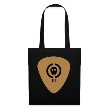 guitar chip with skull (2c) - Tote Bag - black - Front