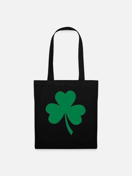 Ireland - St. Patrick's Day - Stoffbeutel - Schwarz
