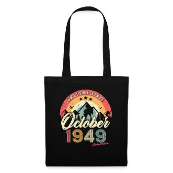 Cadeau D'anniversaire En Octobre 1949 Vintage - Sac en tissu - noir - Devant
