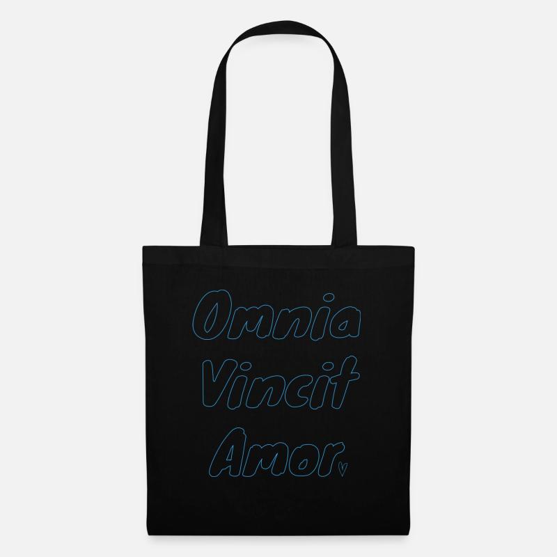 Omnia Vincit Amor - Stoffbeutel - Schwarz