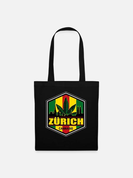 Cannabis - Stoffbeutel - Schwarz