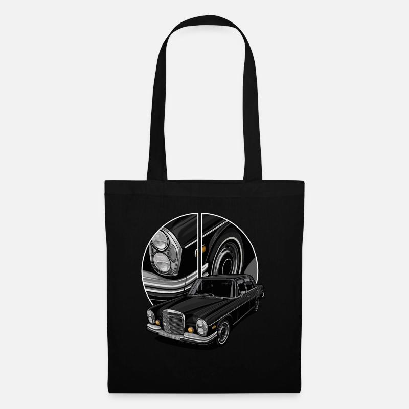 German Classic Car // Illustration - Stoffbeutel - Schwarz