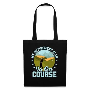 My Retirement Plan Is On Course Golf Golfing - Tote Bag - black - Front