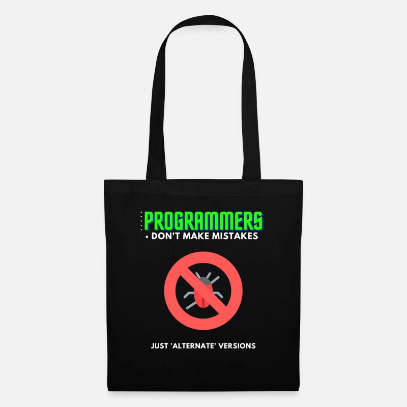 Programmierer Debugging T-Shirt Herren - Stoffbeutel - Schwarz