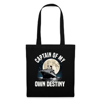 Captain Of My Own Destiny Cruise Ship Vacation - Tote Bag - black - Front