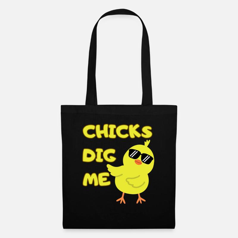Chicks Dig Me - Tote Bag - black