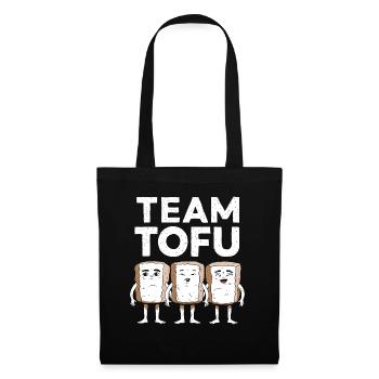 Tofu Lustiges - Stoffbeutel - Schwarz - Vorne