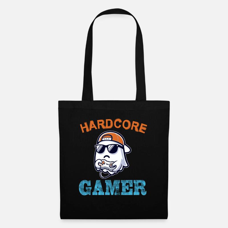 Hardcore GAMER Gaming Geburtstagsgeschenk - Stoffbeutel - Schwarz