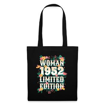 Birthday Woman born in 1952 Woman 70 years - Tote Bag - black - Front